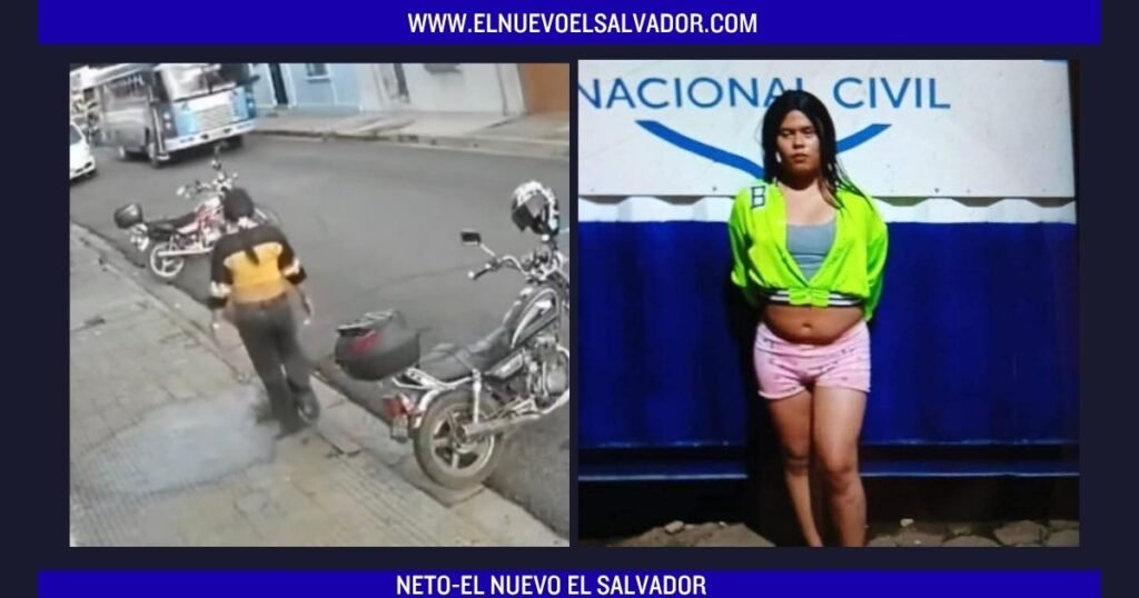 Capturan a sospechosa de robar casco de motocicleta tras viralizarse video en Santa Ana