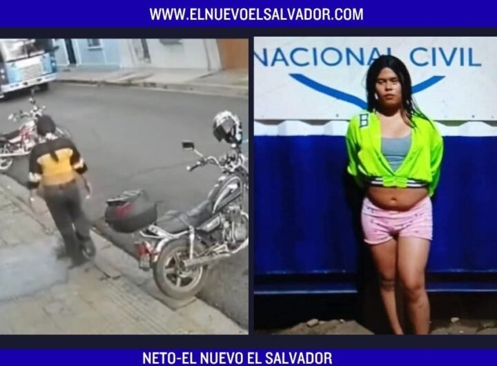 Capturan a sospechosa de robar casco de motocicleta tras viralizarse video en Santa Ana