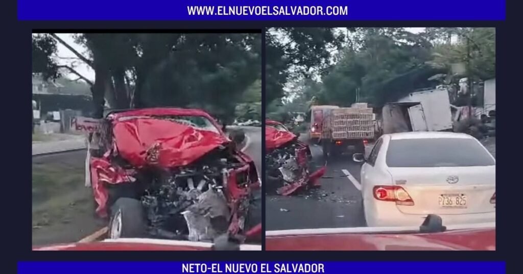 Accidente múltiple en la carretera Panamericana deja varios lesionados 2 Accidente múltiple en la carretera Panamericana deja varios lesionados