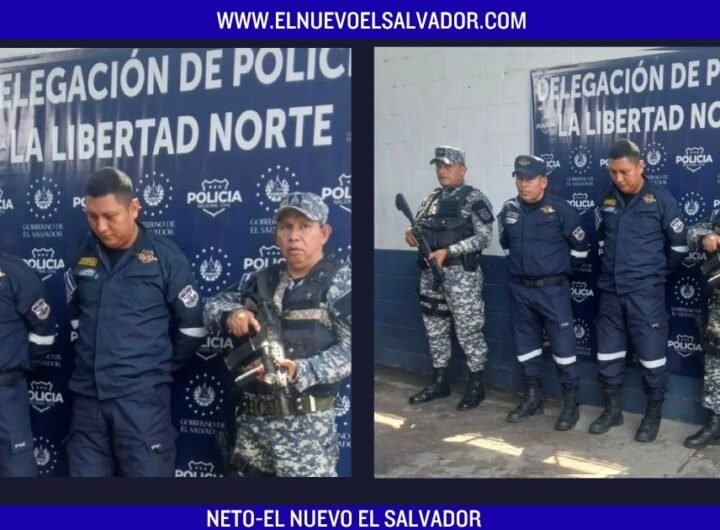 Capturan a dos agentes de Tránsito señalados de presunto cohecho en Quezaltepeque