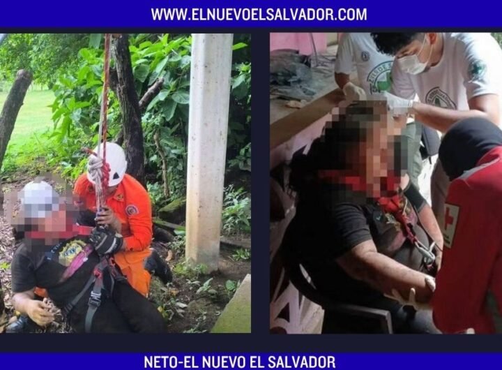 Rescatan a mujer que cayó en una fosa en Ereguayquín, Usulután