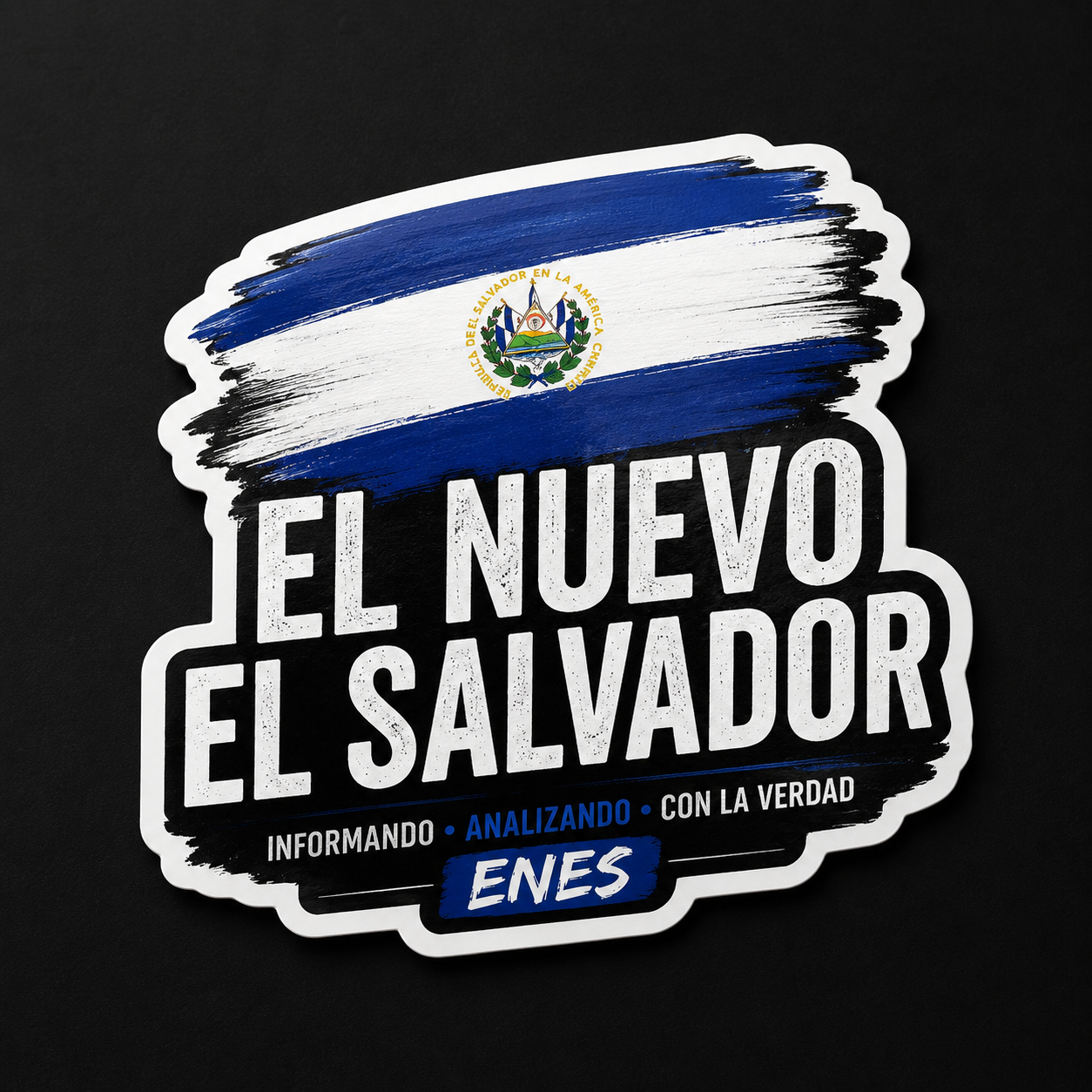 Sticker Oficial El Nuevo El Salvador – ENES 1 Sticker Oficial El Nuevo El Salvador – ENES