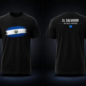 El Salvador Patriot Brush T-Shirt