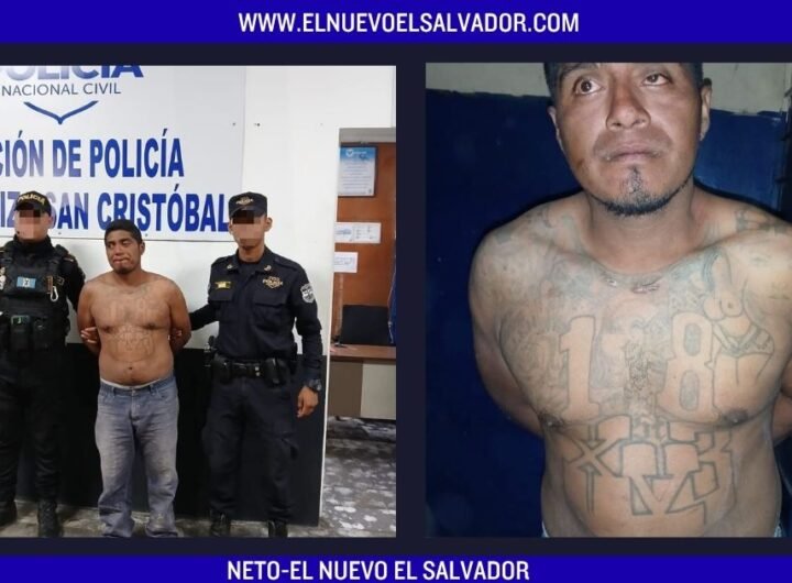 Capturan a alias "El Gorila", presunto palabrero de la pandilla 18 Sureños, tras ser expulsado de Guatemala
