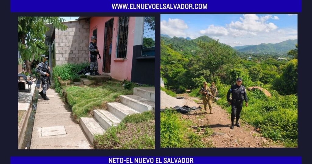 PNC y Fuerza Armada refuerzan patrullajes de seguridad en distintos sectores de Santa Ana