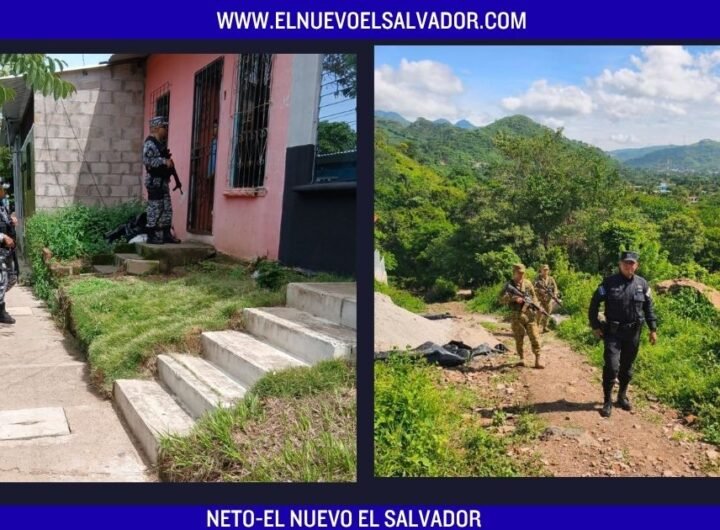 PNC y Fuerza Armada refuerzan patrullajes de seguridad en distintos sectores de Santa Ana