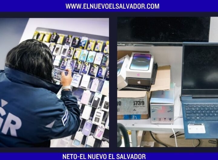 FGR y PNC desarticulan presunta red de contrabando de celulares y consolas valorada en más de $11.4 millones