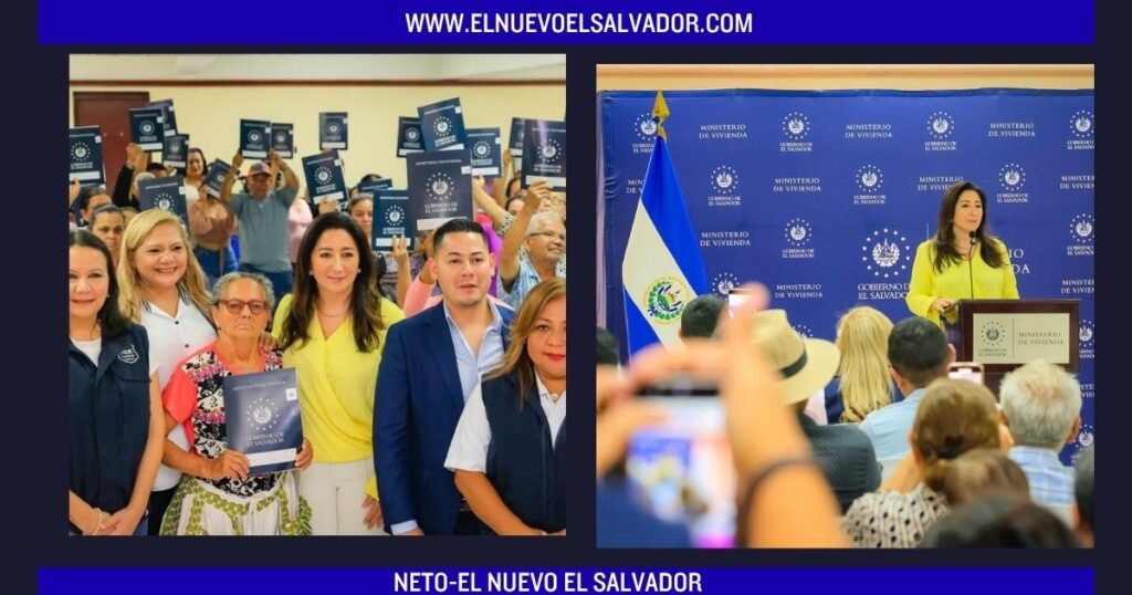 Gobierno continúa entregando escrituras para fortalecer la seguridad jurídica de familias salvadoreñas
