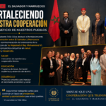 Félix Ulloa participa en la conmemoración del aniversario de la entronización del Rey Mohammed VI y destaca la cooperación entre El Salvador y Marruecos.