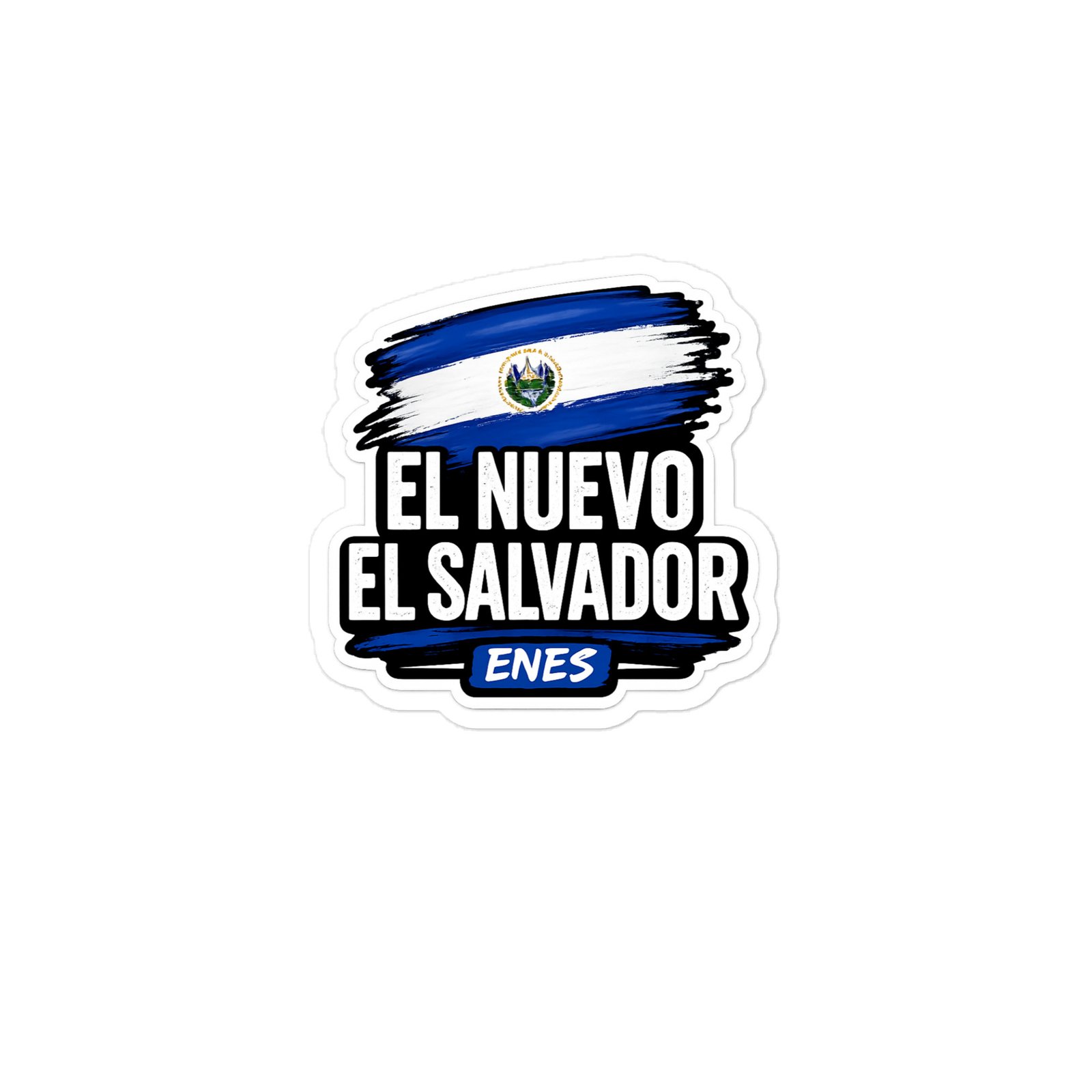 Sticker Oficial El Nuevo El Salvador – ENES 3 Sticker Oficial El Nuevo El Salvador – ENES - Image 3