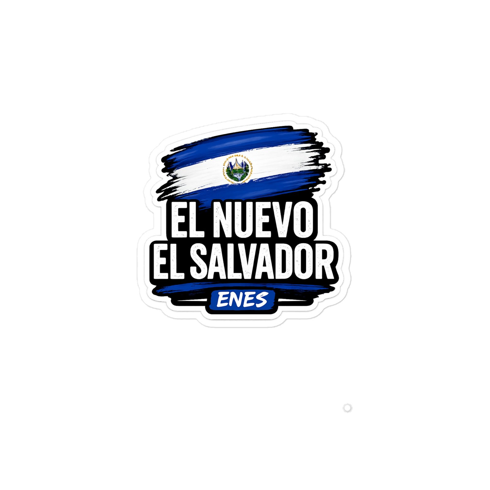Sticker Oficial El Nuevo El Salvador – ENES 4 Sticker Oficial El Nuevo El Salvador – ENES - Image 4
