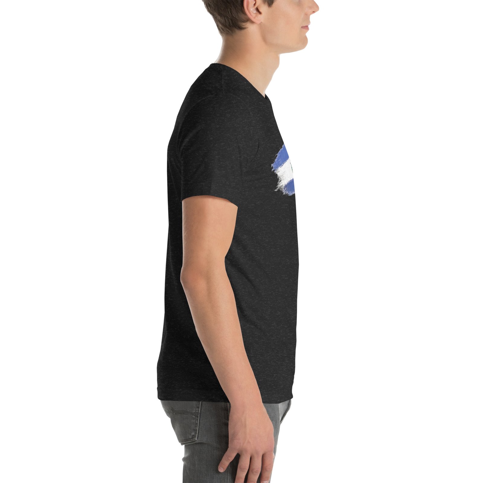 El Salvador Patriot Brush T-Shirt 11 El Salvador Patriot Brush T-Shirt - Image 11