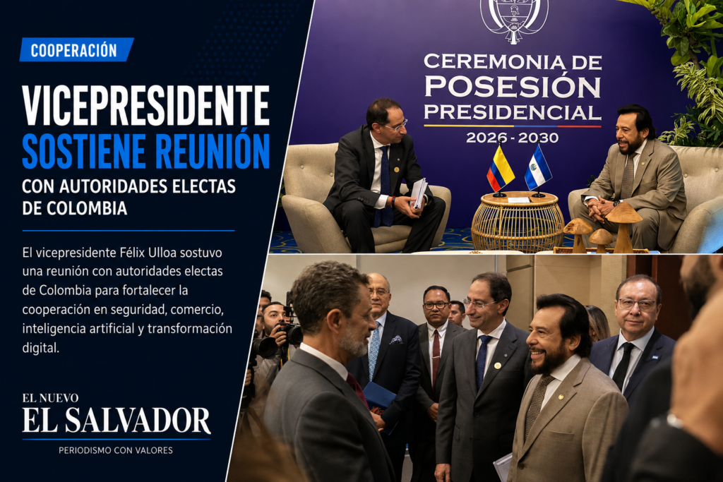 Félix Ulloa durante una reunión con autoridades electas de Colombia para fortalecer la cooperación bilateral.
