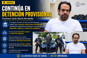 Francisco Javier García Hernández seguirá detenido por muerte de motociclista