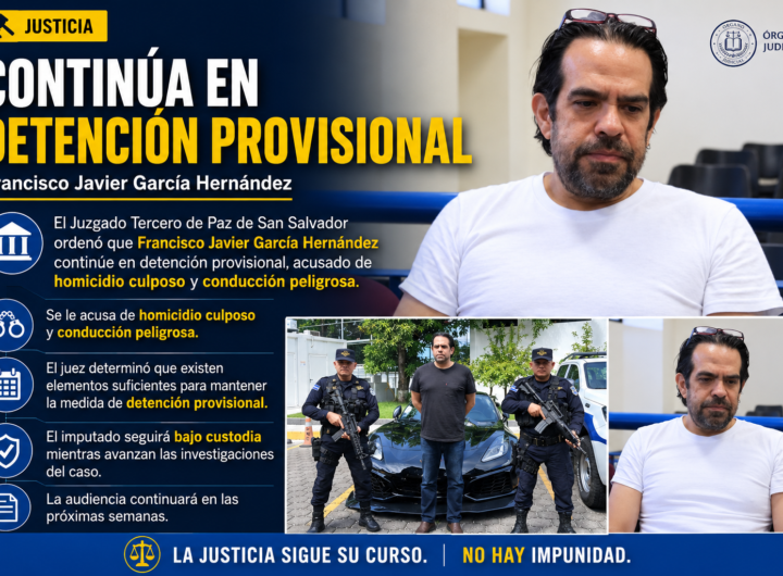 Francisco Javier García Hernández seguirá detenido por muerte de motociclista