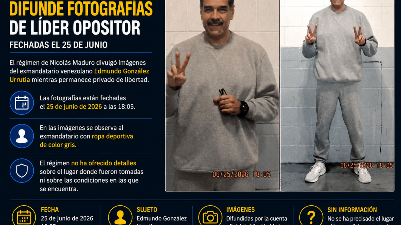 Nicolás Maduro en fotografías difundidas desde prisión