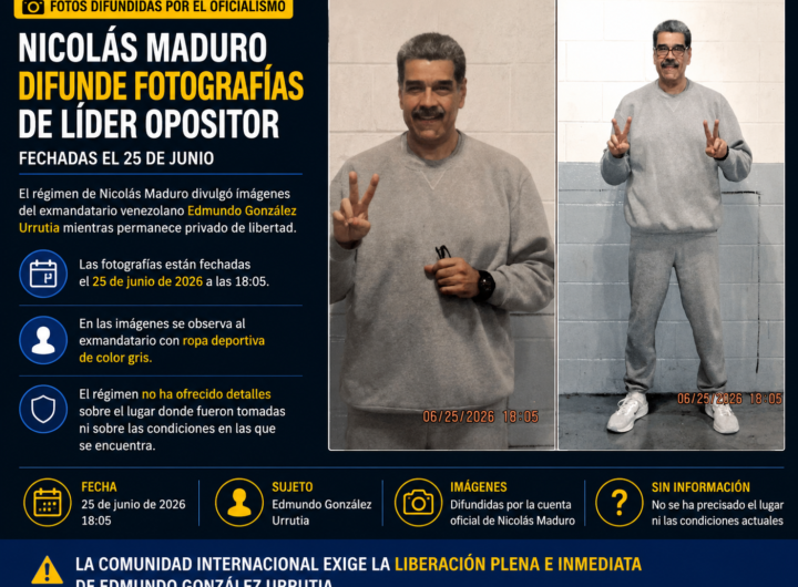 Nicolás Maduro en fotografías difundidas desde prisión