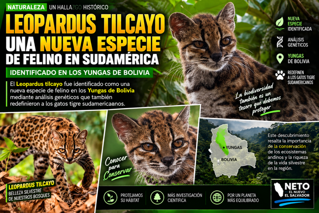 Leopardus tilcayo, nueva especie de gato salvaje de Bolivia