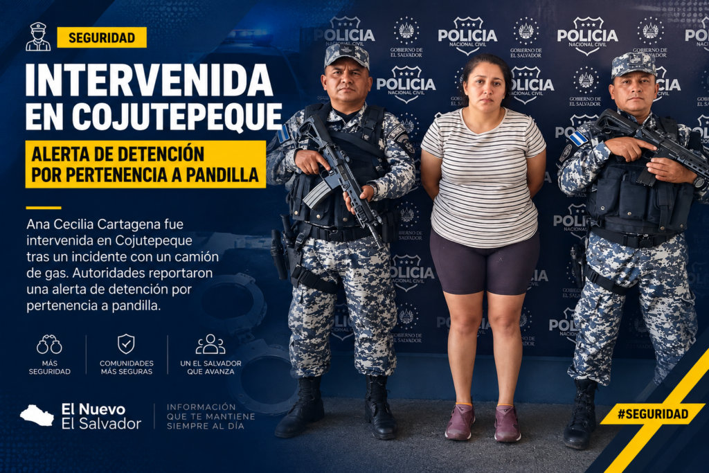 Ana Cecilia Cartagena, mujer intervenida en Cojutepeque