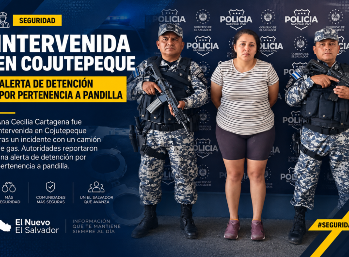Ana Cecilia Cartagena, mujer intervenida en Cojutepeque
