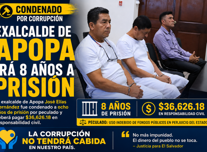José Elías Hernández, exalcalde de Apopa condenado por peculado