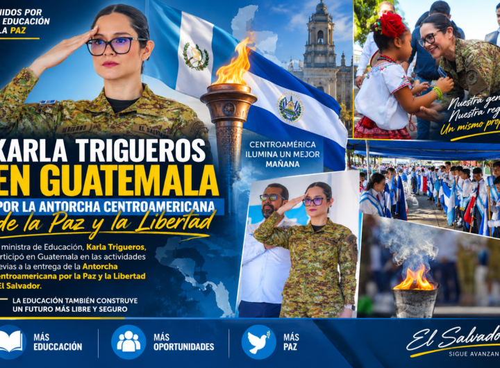 Karla Trigueros participa en acto por la Antorcha Centroamericana en Guatemala