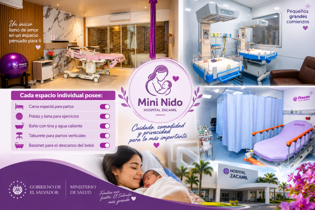 Mini Nido del Hospital Zacamil para madres y bebés