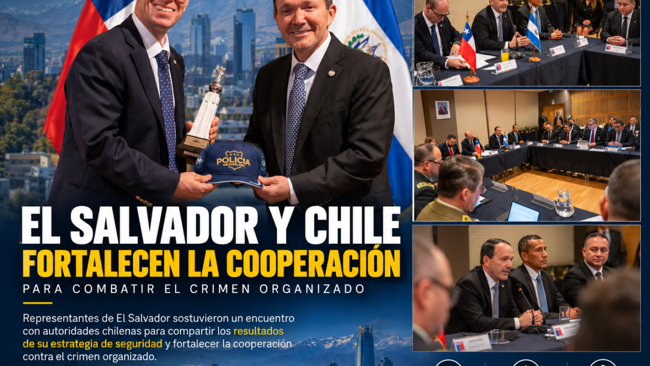 Modelo Bukele y cooperación de seguridad entre El Salvador y Chile