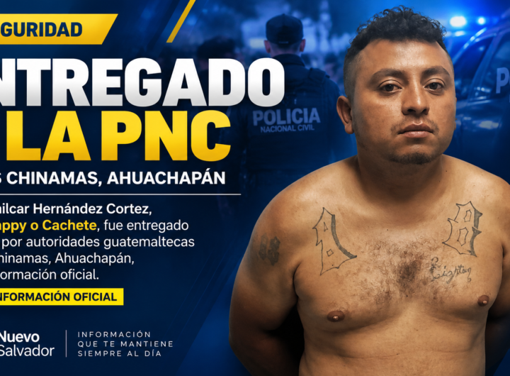 René Amilcar Hernández, alias Snappy o Cachete, entregado en Las Chinamas