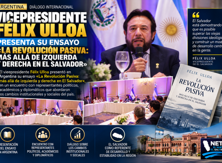 Félix Ulloa presenta en Argentina su ensayo sobre la transformación política de El Salvador