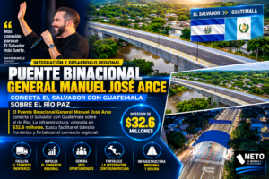 Puente Binacional General Manuel José Arce sobre el río Paz entre El Salvador y Guatemala